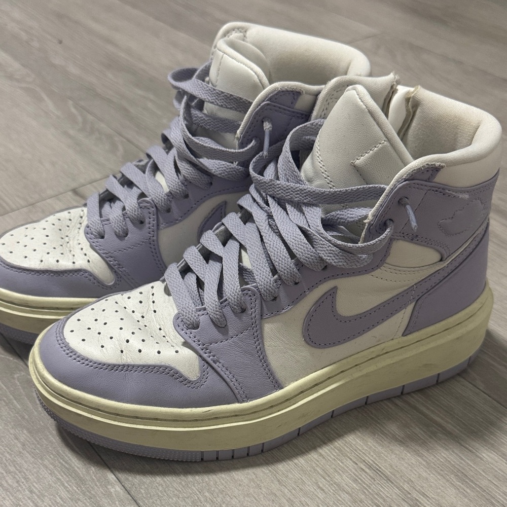 Nike Air Lavender and White Kids Sneakers